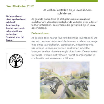 Workshop natuur & verhaal & schilderen