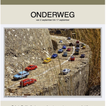 Expositie ONDERWEG                                                                                                                                 2 en 3,-  9 en 10,-  16 en 17 september         Galerie de Verdieping                                                Sint Jansplein 5 Moergestel